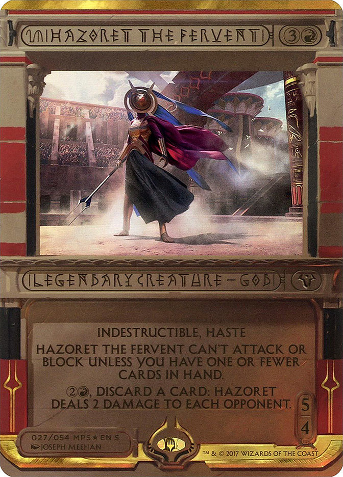 amonkhet invocations booster box Hazoret the Fervent (Invocation) [Amonkhet Invocations]