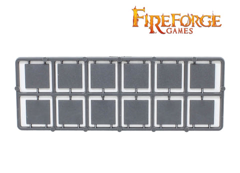 Fire Forge Games Plastic 20x20mm Square Bases - 48 pcs