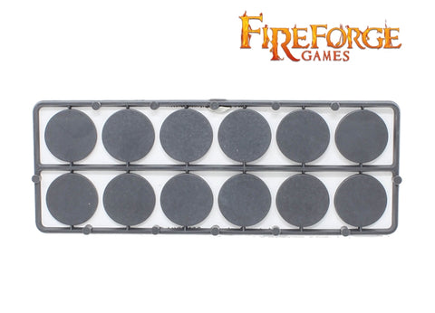 Fire Forge Games Plastic 25 Round Bases - 48 pcs