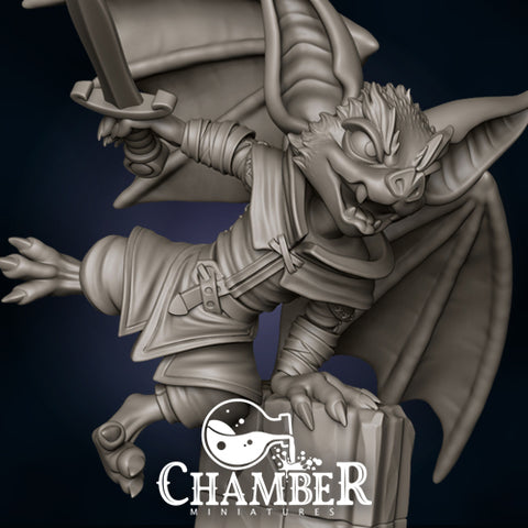 Bat Jumping Pillar - Resin Miniature