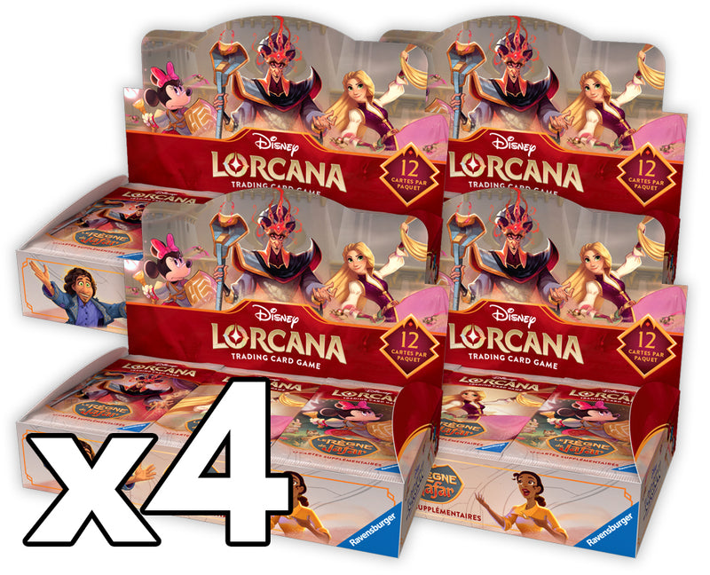 Lorcana: Reign Of Jafar Booster CASE OF 4 [Sealed Box]