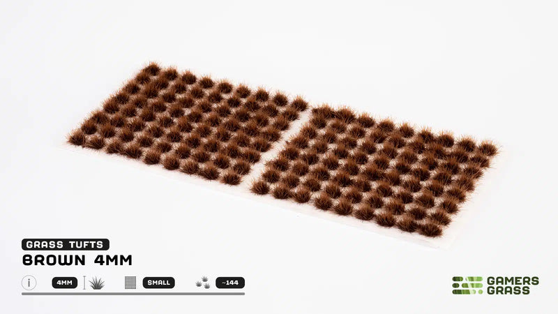 Gamers Grass: Brown Small 4mm Tuft