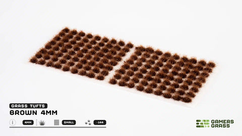 Gamers Grass: Brown Small 4mm Tuft