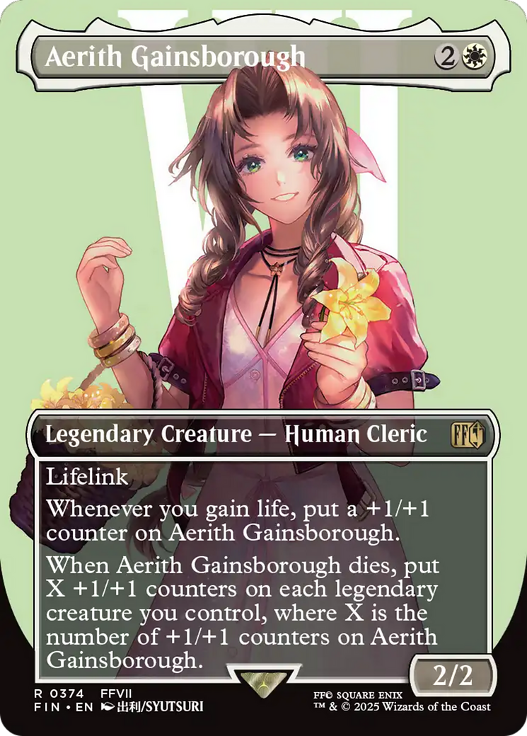 Aerith Gainsborough (Borderless) [FINAL FANTASY]
