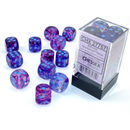 12D6 Nebula Nocturnal / Blue Dice Block - 16mm