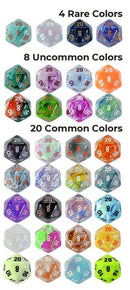 Chessex Hidden Wonders Mystery Polyhedral Dice Set