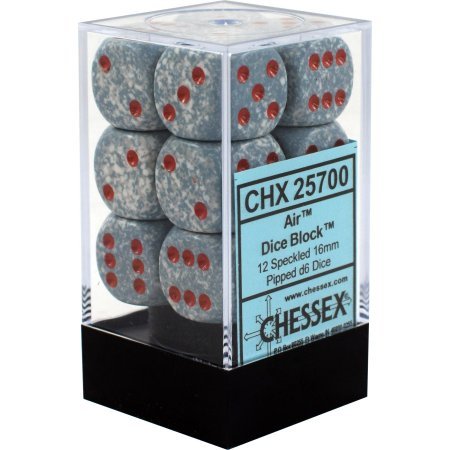 12D6 Speckled Air Dice Block - 16mm