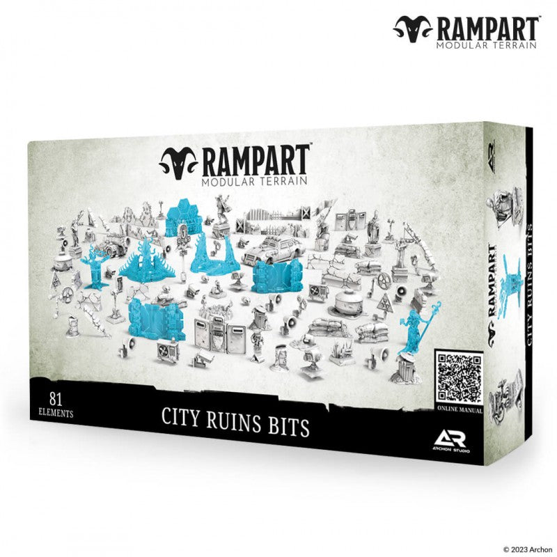 Rampart Modular Terrain City Ruin Bits