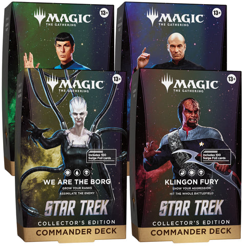 [PREORDER] MTG: Star Trek Collector Commanders x4 (LOCAL PICKUP ONLY) [Sealed Box]