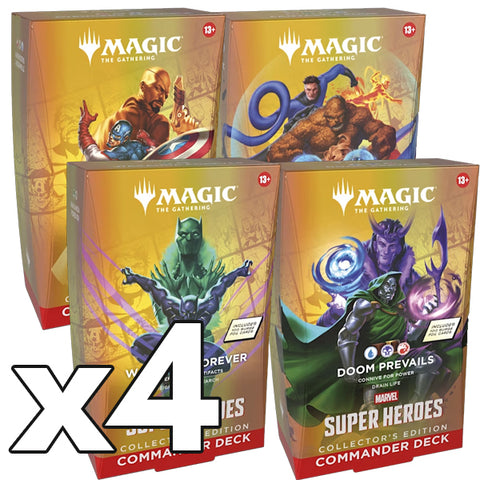 [PREORDER] MTG: Marvel Super Heroes Collector Commander Decks [Sealed Box]