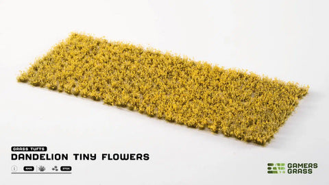 Gamers Grass: Dandelion Tiny Flowers Tuft 4mm
