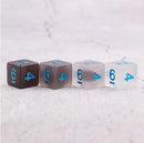 Black Ice Heat Sensitive Polyhedral Dice Set
