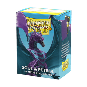 Dragon Shield Matte Dual Sleeves - Soul & Petrol 100ct