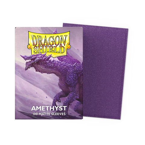 Dragon Shield Matte Sleeve - Amethyst 100ct