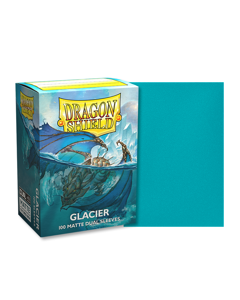 Dragon Shield Matte Dual Sleeves - Glacier 100ct