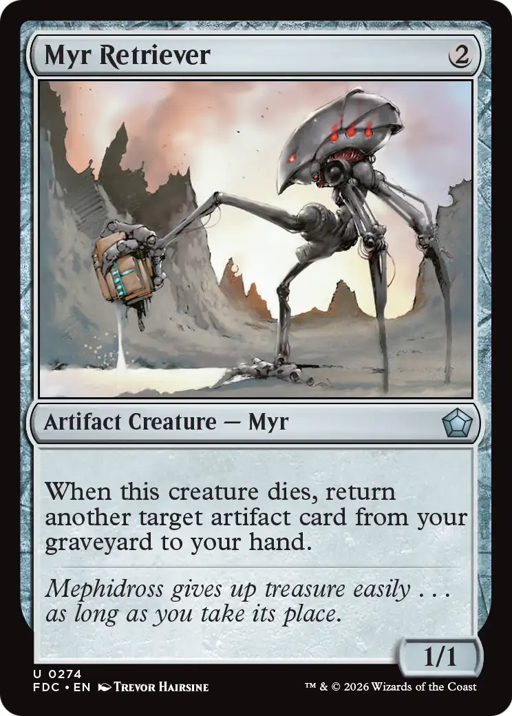 Myr Retriever [Foundations Commander]
