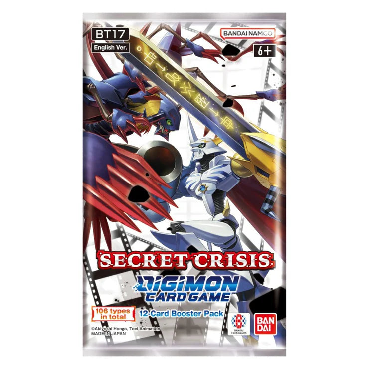 Digimon Secret Crisis Booster Pack Digimon Secret Crisis Booster Pack