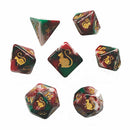 Black Oak Workshop Lucky Kitty-Clacks Polyhedral Dice Set