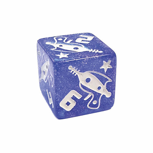 Black Oak Workshop Single Oblit-O-Tron d6 Blue