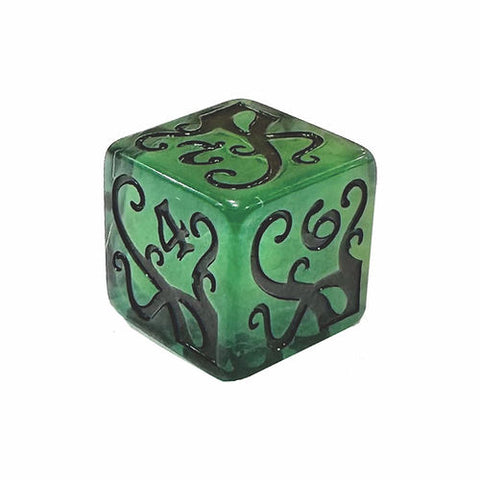 Black Oak Workshop Single Tentacle d6 Clear/Green