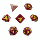 Black Oak Workshop Red Dragon Polyhedral Dice Set