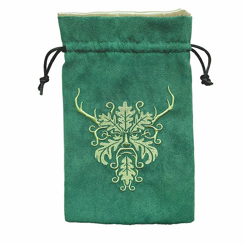 Black Oak Workshop Dice Bag - Green Man