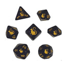 Black Oak Workshop Salem Kitty-Clacks Polyhedral Dice Set