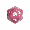 Black Oak Workshop Single Black Death d20 Pink