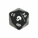 Black Oak Workshop Single Black Death d20 Black