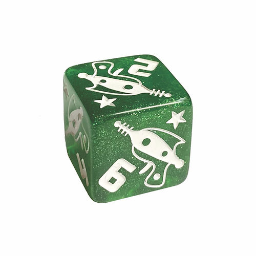 Black Oak Workshop Single Oblit-O-Tron d6 Green