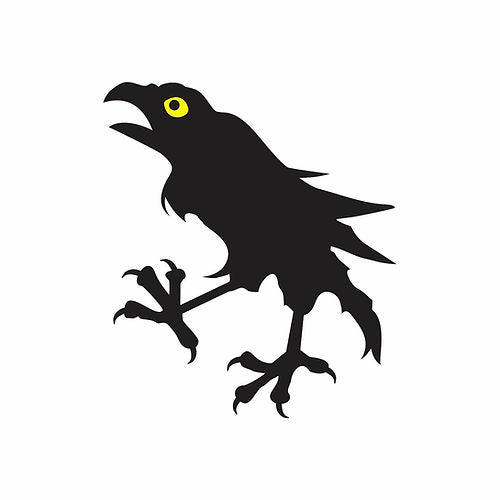 Black Oak Workshop Pins - Raven