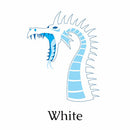 Black Oak Workshop Pins - Dragon (White)