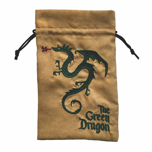 Black Oak Workshop Dice Bag - The Green Dragon