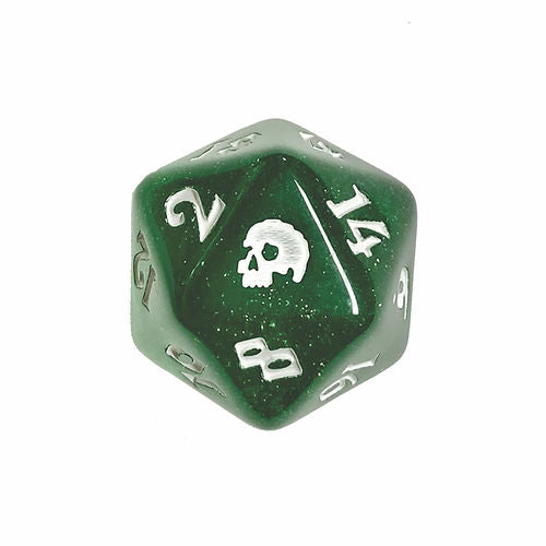 Black Oak Workshop Single Black Death d20 Virulent Viridian