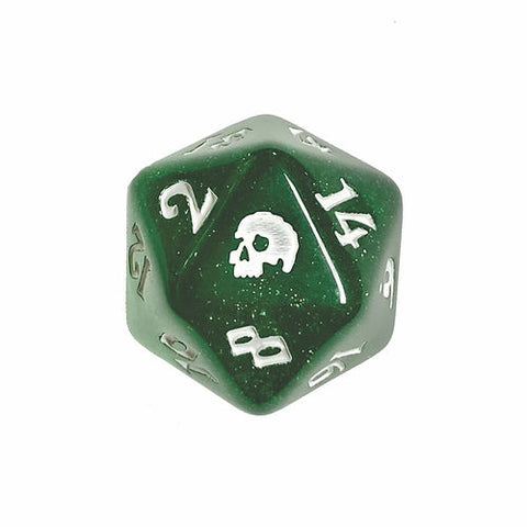 Black Oak Workshop Single Black Death d20 Virulent Viridian