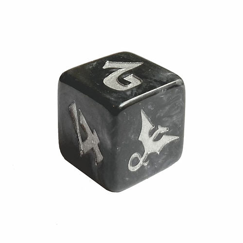 Black Oak Workshop Single Dragon d6 Shadow