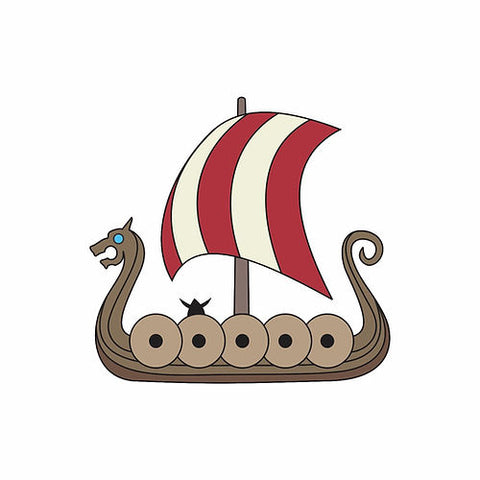 Black Oak Workshop Pins - Viking Ship