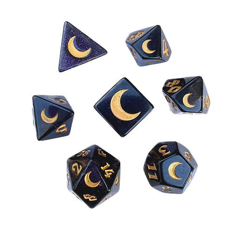 Black Oak Workshop Lunatalis Polyhedral Dice Set