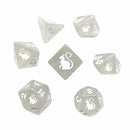 Black Oak Workshop Snowball Kitty-Clacks Polyhedral Dice Set