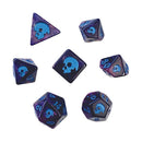 Black Oak Workshop Dreadgloom Black Death Polyhedral Dice Set