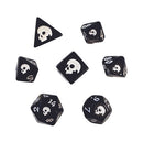 Black Oak Workshop Black Death Polyhedral Dice Set