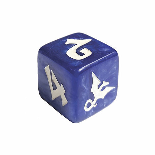 Black Oak Workshop Single Dragon d6 Blue