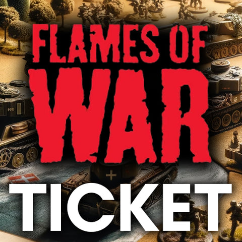 Flames Of War - Roll 4 Con Ticket