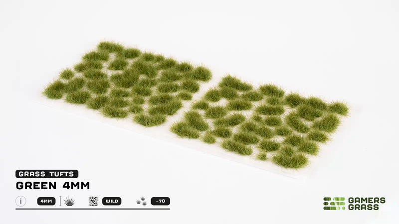 Gamers Grass: Green 4mm Wild Tuft