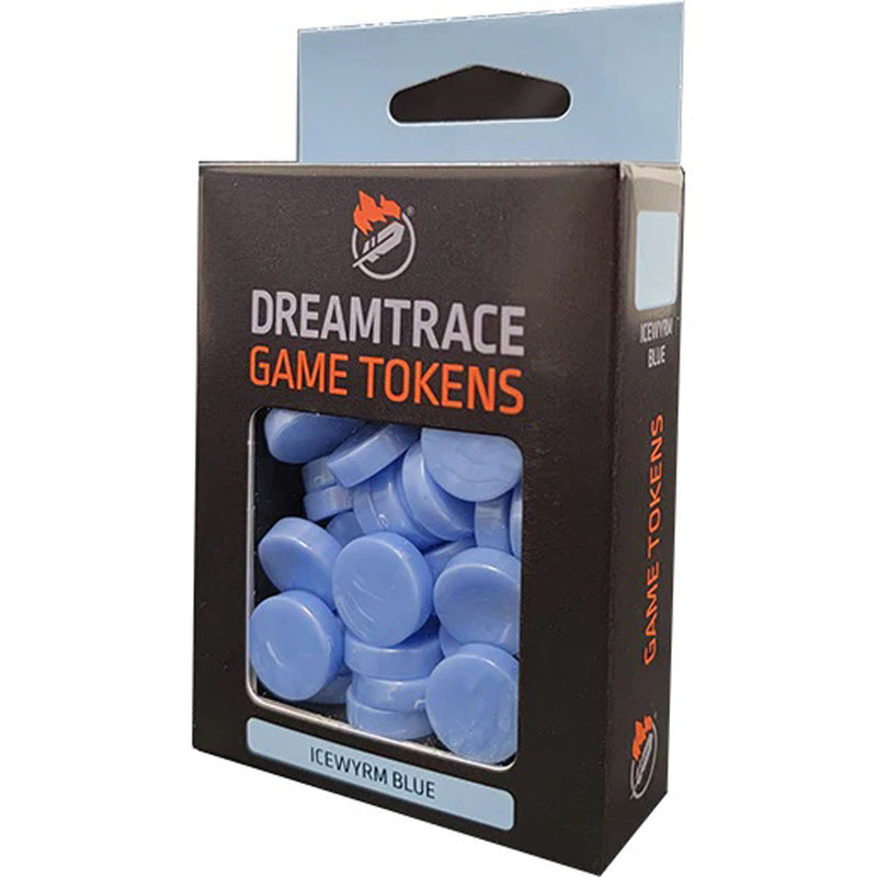 Dreamtrace Game Tokens - Icewyrm Blue