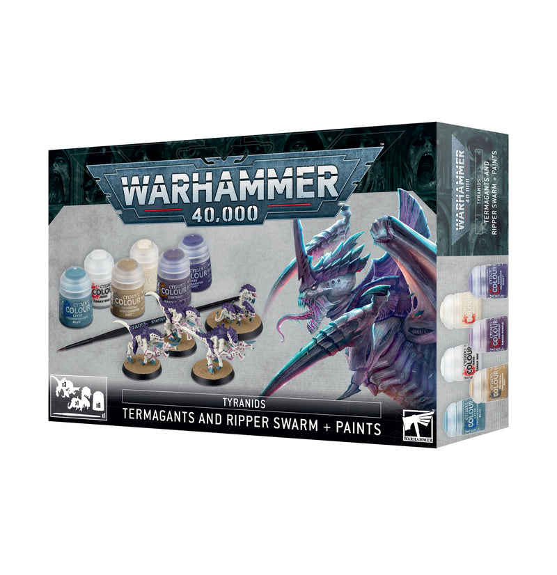 Warhammer 40K Termagants and Ripper Swarn + Paints