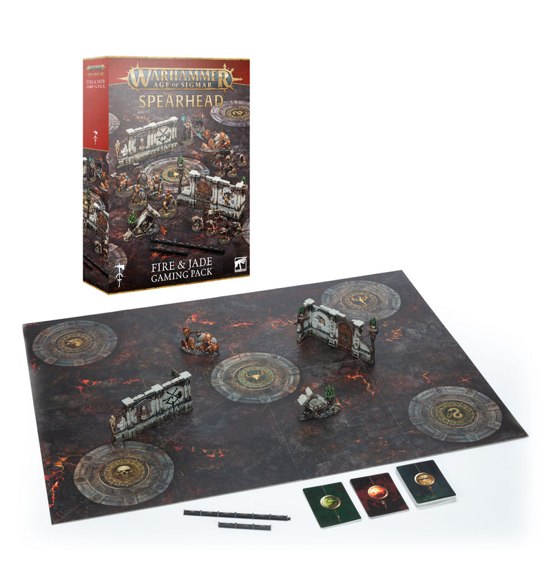 Age of Sigmar Spearhead Fire & Jade Gaming Pack
