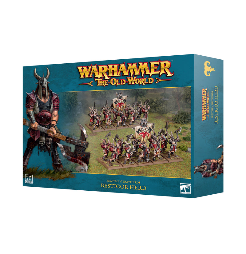 The Old World Beastmen Brayheards Bestigor Herd