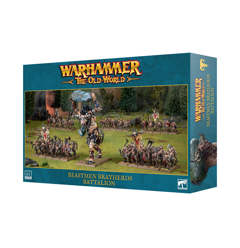 The Old World Beastmen Brayheards Battalion