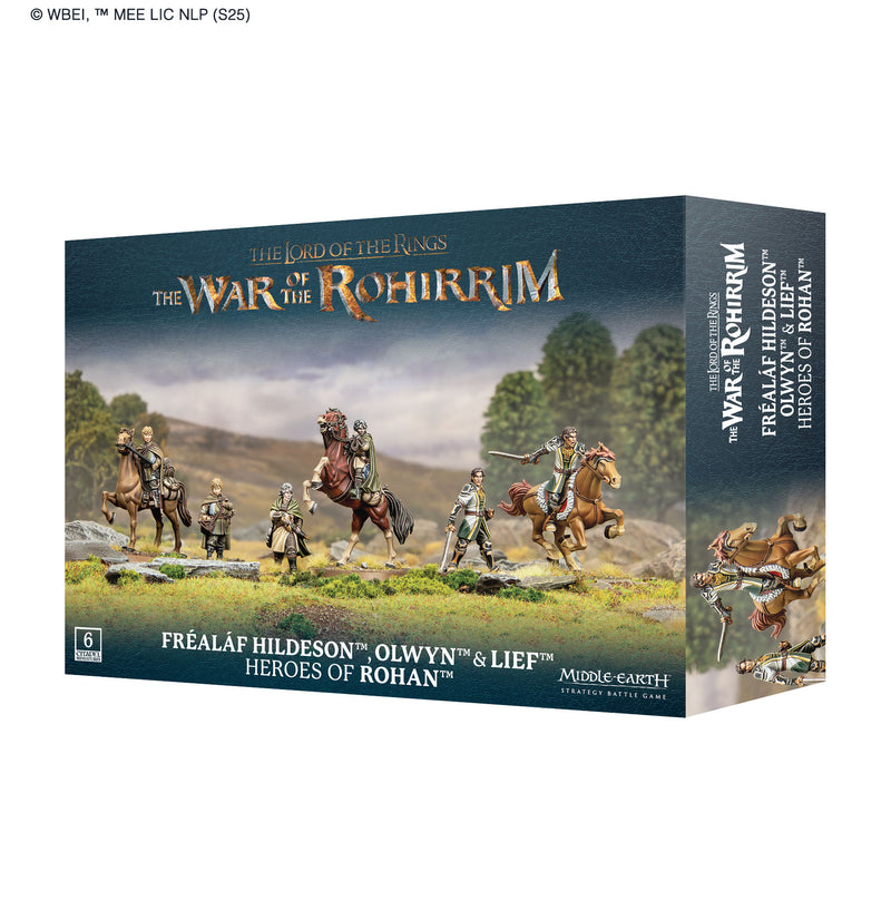 Middle-Earth Strategy Battle Game Frealaf Hildeson, Olwyn & Lief Heroes of Rohan